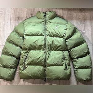 Air Jordan Green Puffer Jacket - Men’s Sz Small
